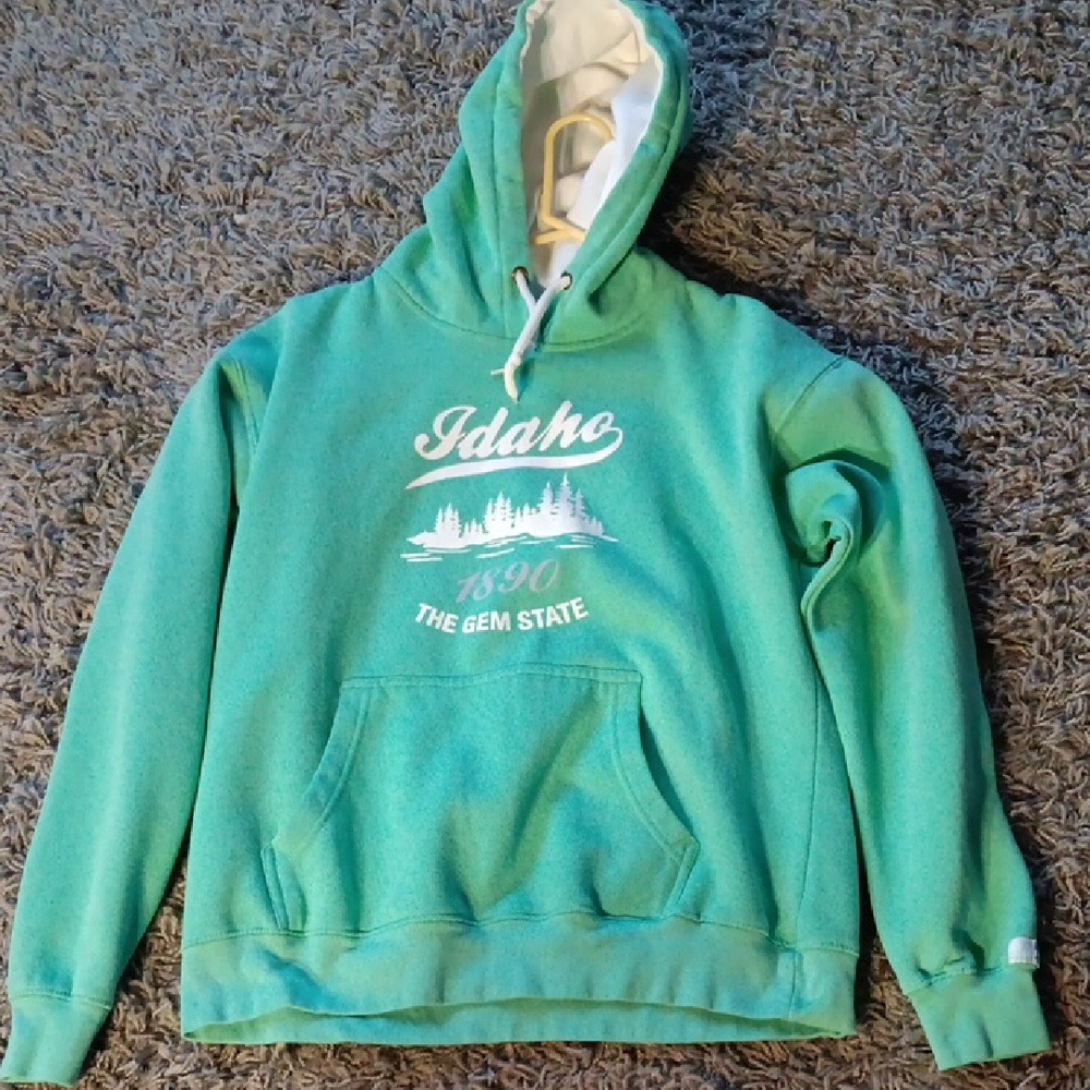 Idaho Gem State Green Hoodie